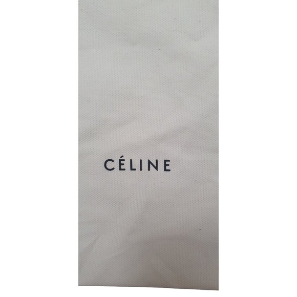 Authentic Celine Drawstring Dust Bag/Pouch CREAM Fabric Size 15x13 - Picture 4 of 6